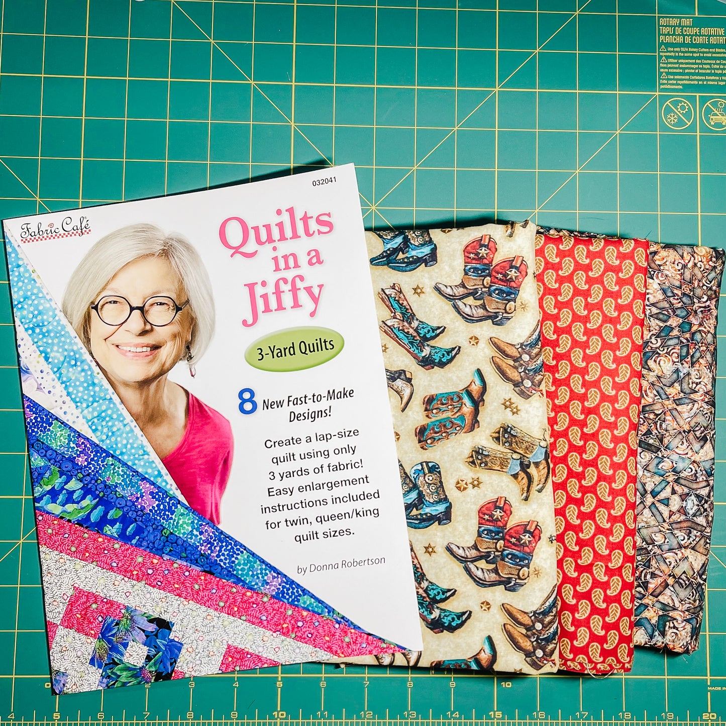 Quilts in A Jiffy 3 Yard Quilt Book!