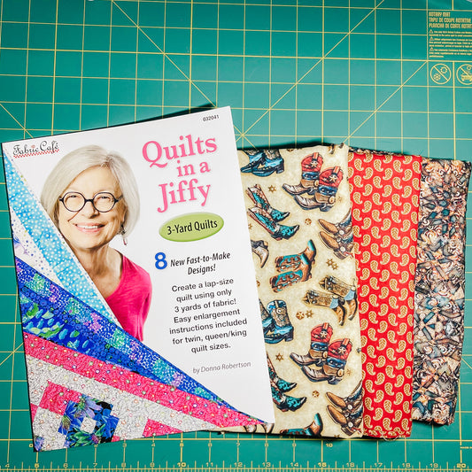 Quilts in A Jiffy 3 Yard Quilt Book!