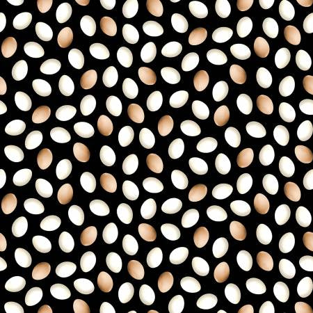 Timeless Treasures Farm Fresh Egg Fabric